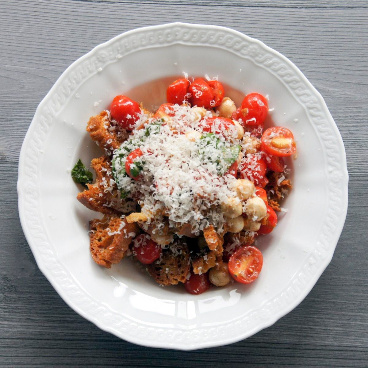 Đĩa sâu lòng 23,8cm dung tích 370ml sứ trắng cao cấp | Noritake Cher Blanc 1655L - 94898