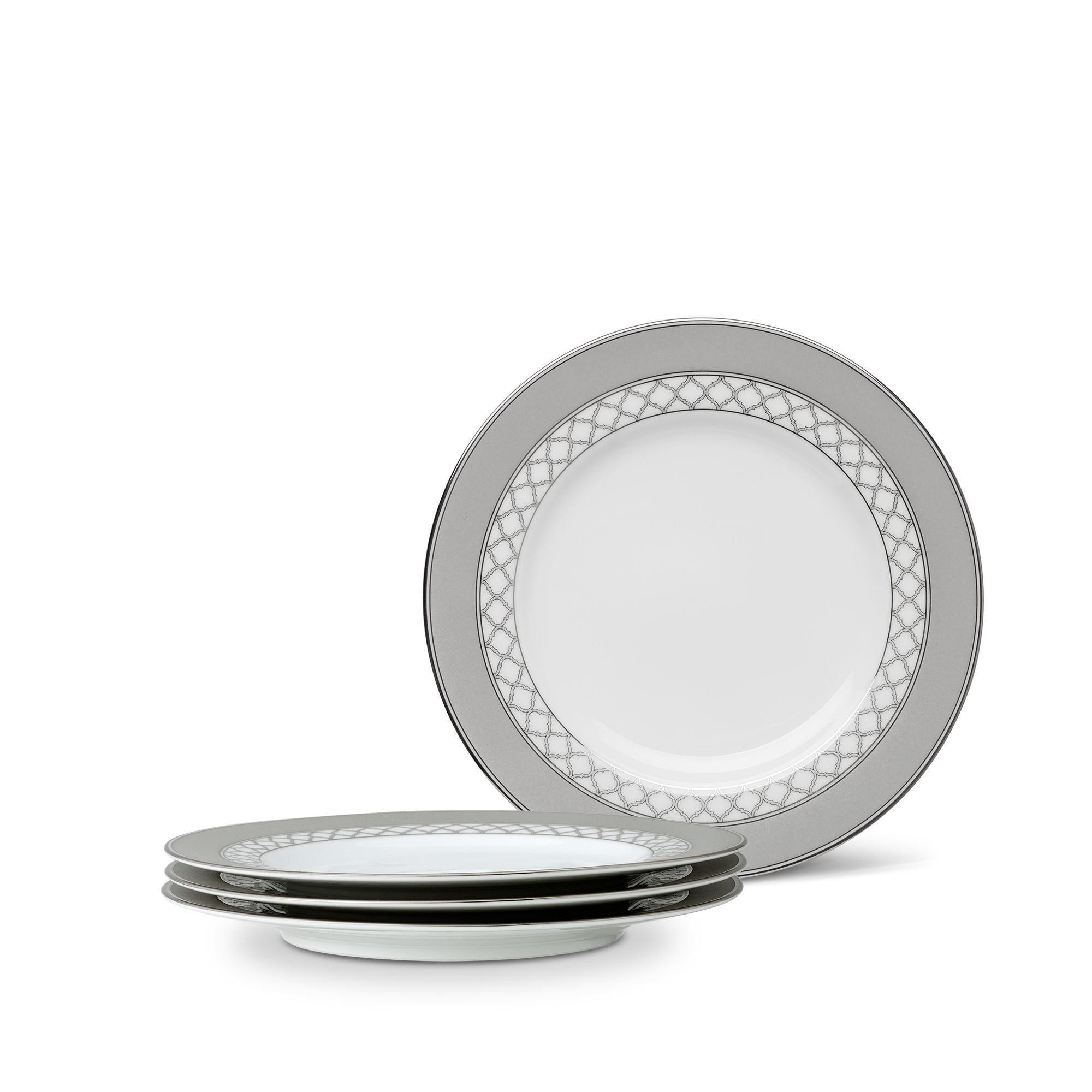 Đĩa tròn cỡ vừa đường kính 21cm sứ trắng | Noritake Eternal Palace 1717L - 91011