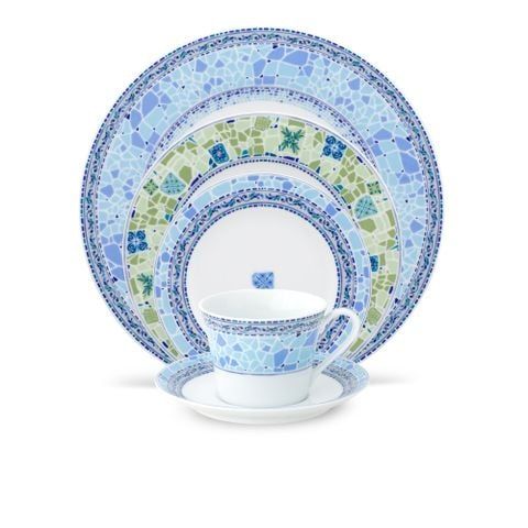 Chén trà (tách trà) dung tích 250ml sứ trắng | Noritake Aegean Dreams 1740L - 91185C