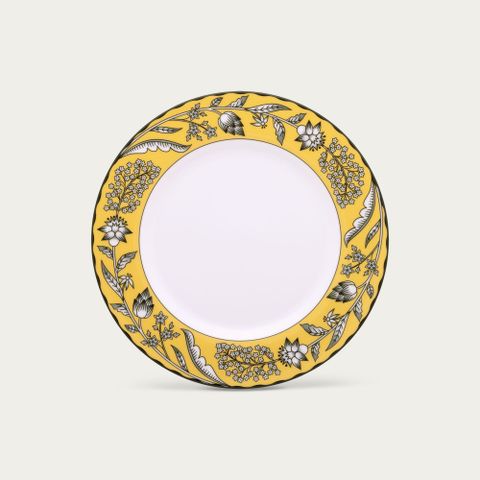  Đĩa tròn cỡ vừa đường kính 21cm (màu vàng) sứ trắng | Noritake Chelsea Estate 1779L - 91011 