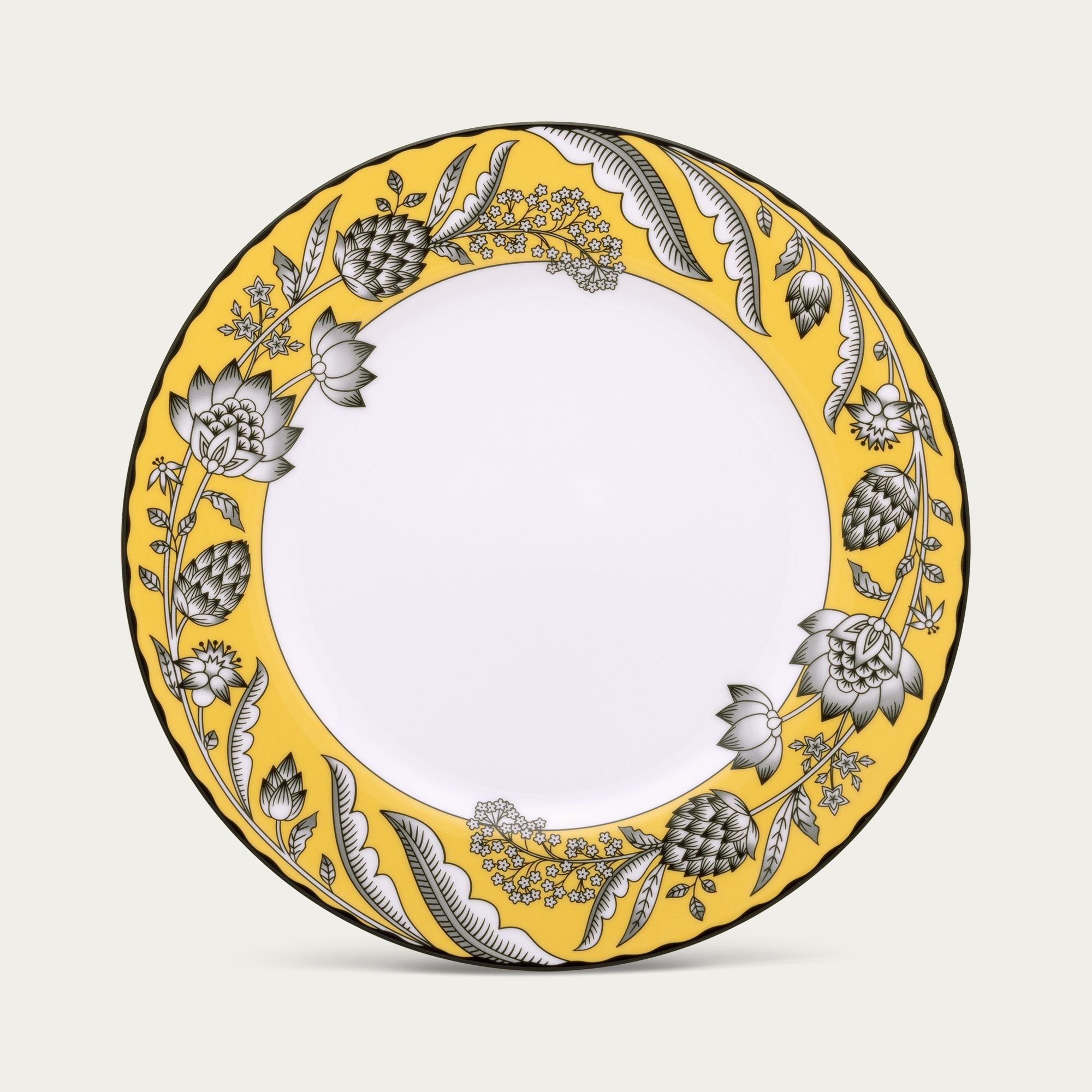 Đĩa tròn cỡ lớn đường kính 26,8cm (màu vàng) sứ trắng | Noritake Chelsea Estate 1779L - 91020