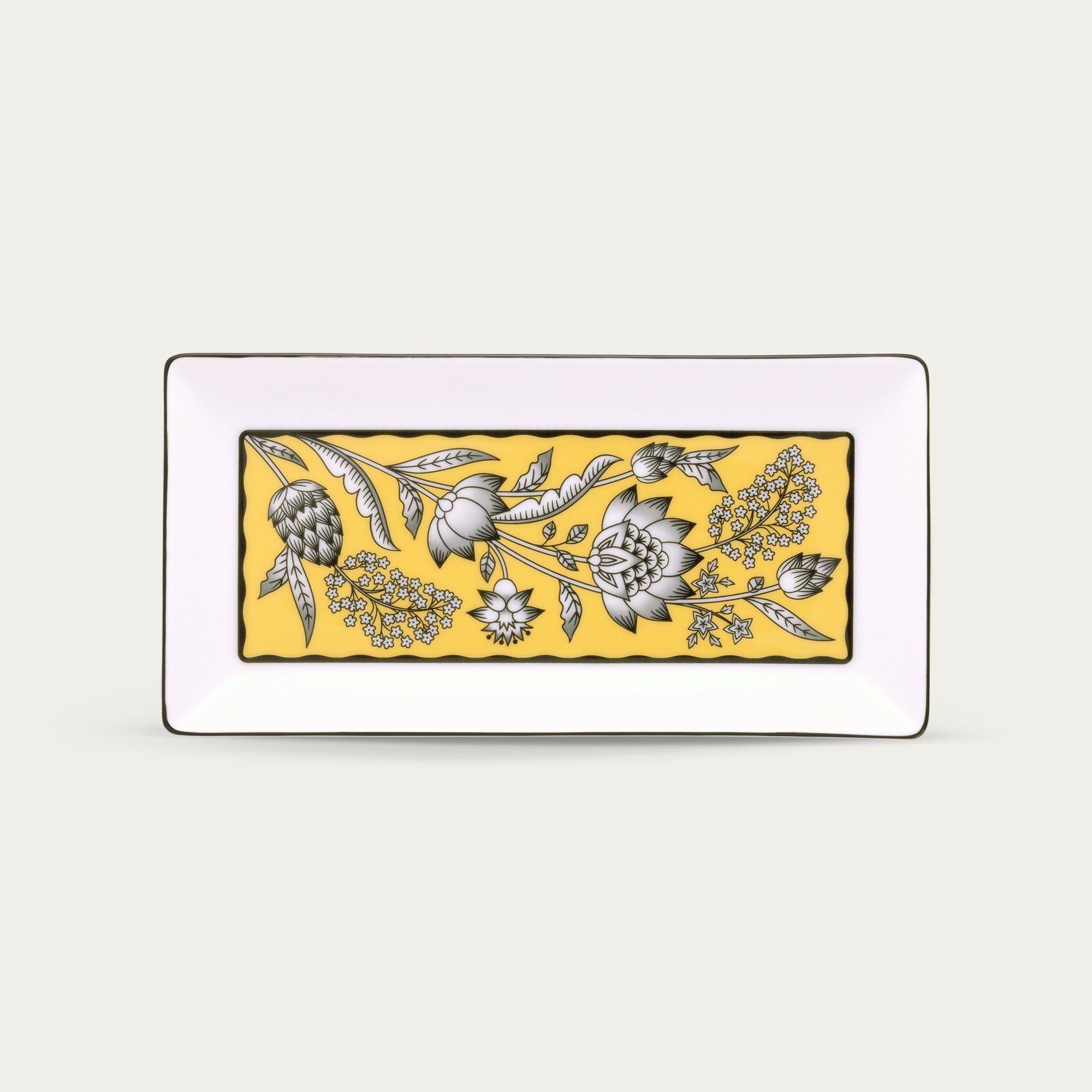 Đĩa hình chữ nhật dài 24cm sứ trắng | Noritake Chelsea Estate 1779L - 91148