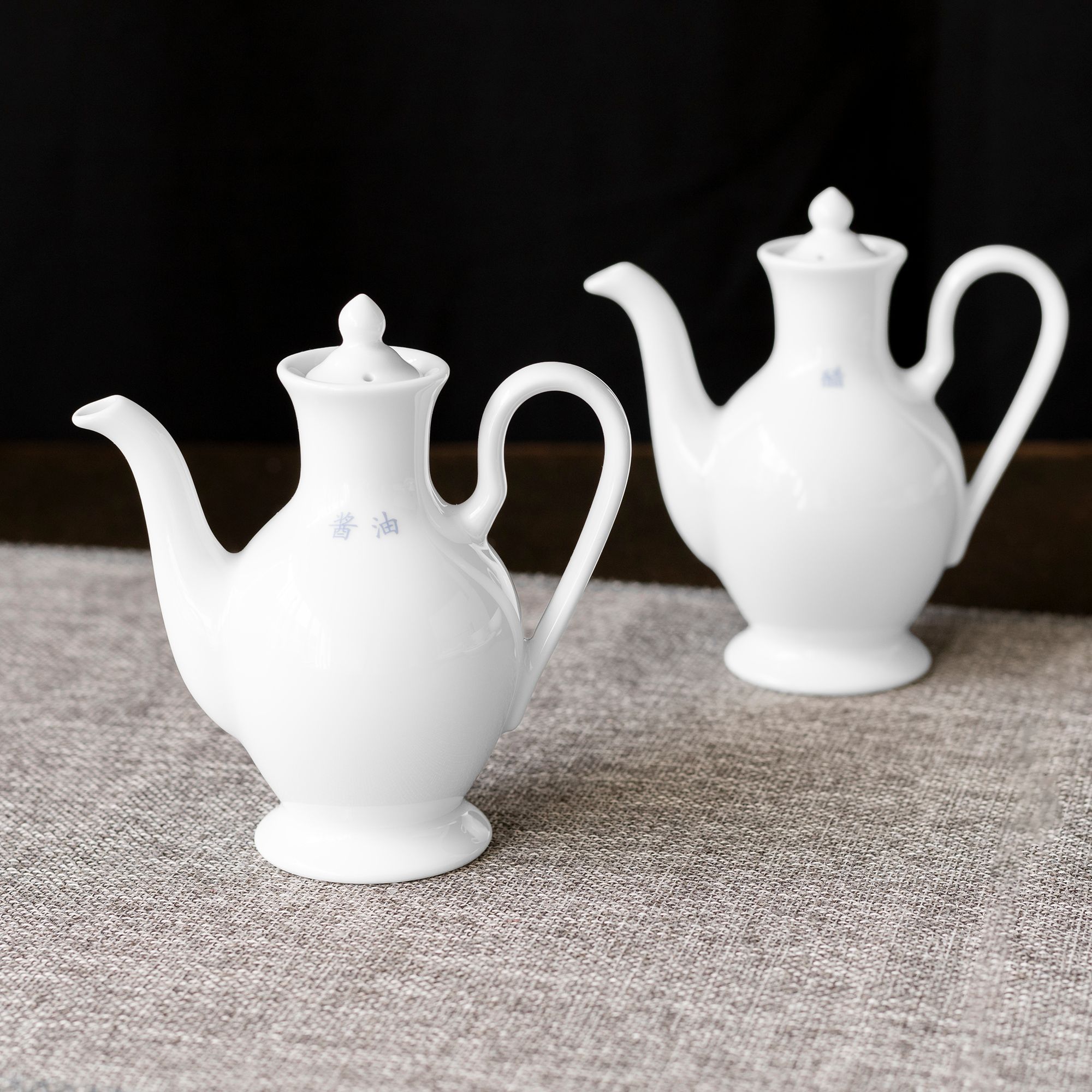 Bình đựng xì dầu, nước mắm dung tích 100ml sứ trắng | Noritake Art Stage 4257L - 91821X