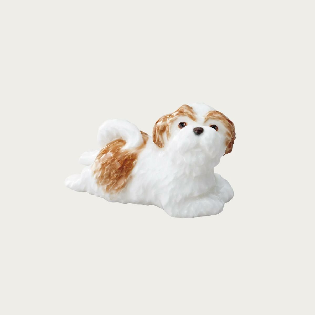 Tượng sứ cún cưng (Shih Tzu) cao 7cm sứ xương cao cấp Nhật Bản | Noritake Figurine Dog AC240 - K220
