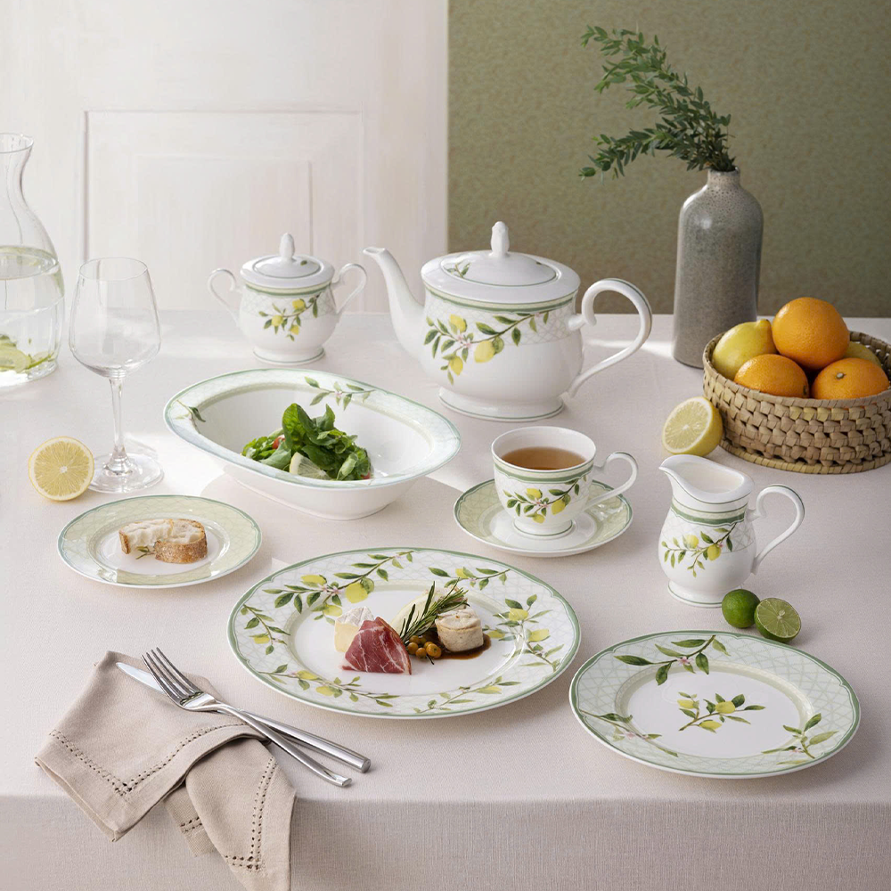 Bình (hũ) đựng sữa dung tích 270ml sứ xương | Noritake Sorrento Breeze 4990L - 97228