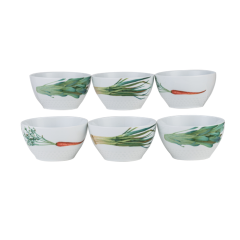  Bộ 6 bát cơm (chén cơm) 11,1cm dung tích 345ml sứ trắng | Noritake Kyoka Shunsai 1620-17L - Q006WG 