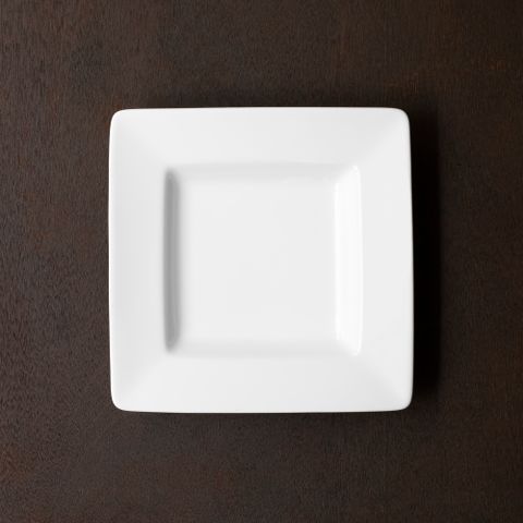  Đĩa vuông sâu lòng cỡ vừa cạnh dài 20,6cm sứ trắng | Noritake Art Stage 1609L - 91136 