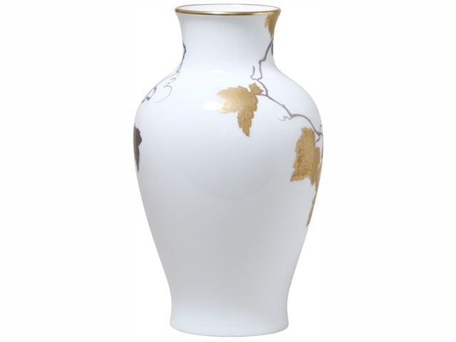 Bình hoa Okura "Nho vàng" cao 28cm màu trắng | Okura Gold Grape 1276 - 20A