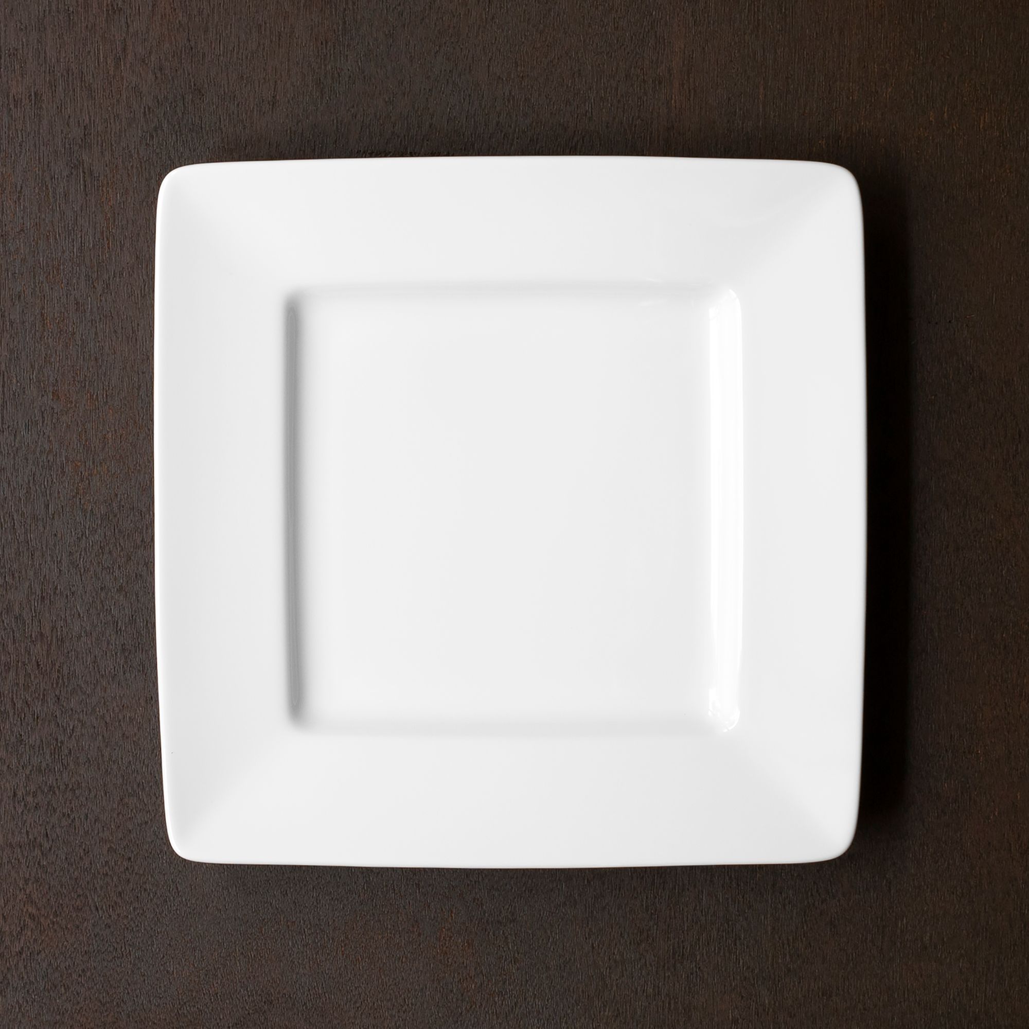 Đĩa vuông cỡ vừa cạnh dài 24,7cm sứ trắng | Noritake Art Stage 1609L - 91135