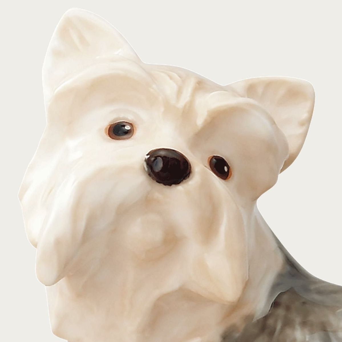 Tượng sứ cún cưng (Yorkshire Terrier) cao 9,5cm sứ xương cao cấp Nhật Bản | Noritake Figurine Dog AC243 - K223