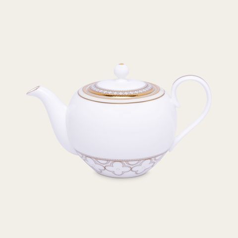  Ấm trà (bình trà) nhỏ dung tích 650ml sứ xương | Noritake Trefolio Gold 4945L - 97284 