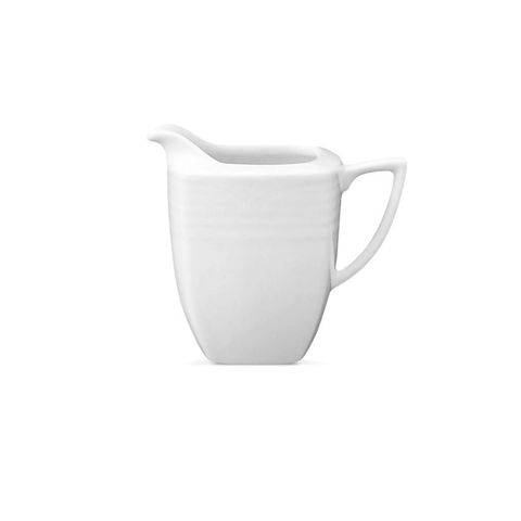  Bình (hũ) đựng sữa hình vuông dung tích 220ml sứ trắng | Noritake Arctic White 4000L - 91535 