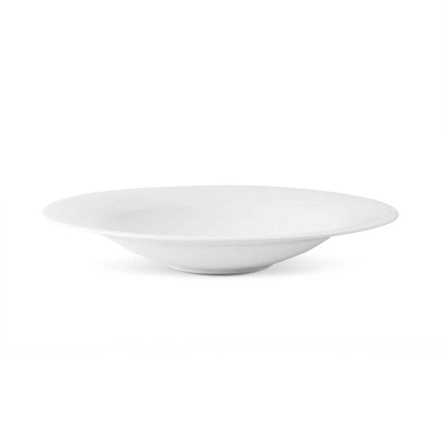 Đĩa sâu lòng 28cm dung tích 480ml sứ xương | Noritake Plain White 9661L - 59784A