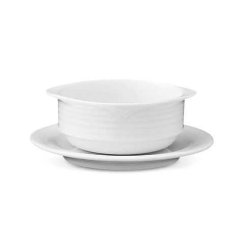  Bát (chén) 280ml ăn súp, yến có quai cầm sứ trắng | Noritake Arctic White 4000-1L - 91437 
