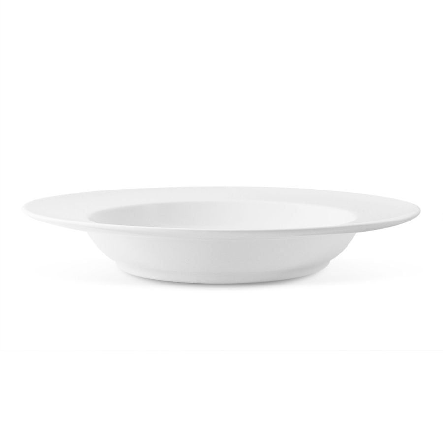 Đĩa sâu lòng 28,1cm dung tích 740ml ăn pasta sứ xương | Noritake Plain White 4850L - 97301