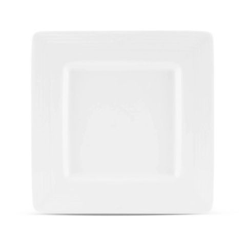  Đĩa vuông cỡ lớn cạnh dài 26,6cm sứ trắng | Noritake Arctic White 4000L - 91502 
