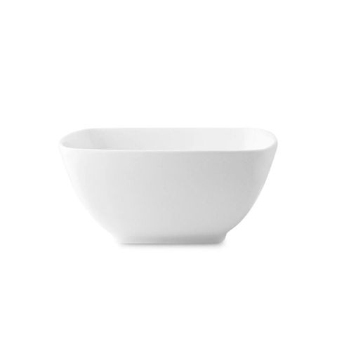  Bát (tô) đa năng hình vuông 17,4cm dung tích 660ml ăn mỳ, soup, ngũ cốc sứ xương | Noritake Plain White 4850L - 97348 