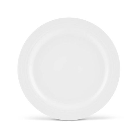  Đĩa tròn cỡ vừa đường kính 21,3cm sứ trắng | Noritake Arctic White 4000-1L - 91411 