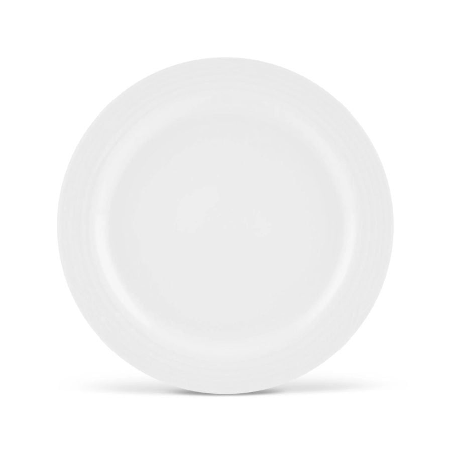 Đĩa tròn cỡ vừa đường kính 21,3cm sứ trắng | Noritake Arctic White 4000-1L - 91411