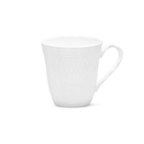  Cốc (ly) uống nước, cà phê dung tích 300ml sứ trắng cao cấp | Noritake Cher Blanc 1655L - T94855 