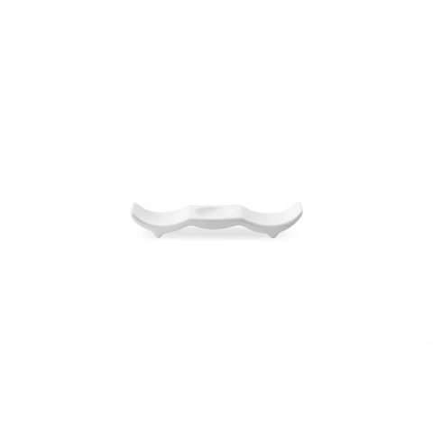  Dụng cụ gác đũa & thìa (gác đũa muỗng) dài 11cm sứ xương | Noritake Plain White 9990L - 97531 