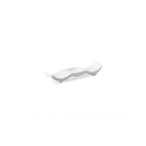  Dụng cụ gác đũa & thìa (gác đũa muỗng) dài 11cm sứ xương | Noritake Plain White 9990L - 97531 