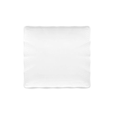 Đĩa vuông cỡ vừa cạnh dài 19,5cm sứ trắng cao cấp | Noritake Cher Blanc 1655L - 94835 