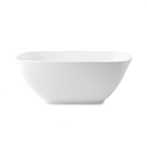  Bát canh (tô canh) hình vuông 23,2cm dung tích 2.200ml sứ xương | Noritake Plain White 4850L - 97349 