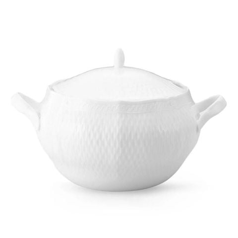 Âu cơm (thố cơm) có nắp dung tích 4.050ml sứ trắng cao cấp | Noritake Cher Blanc 1655L - 94829 