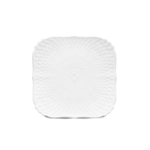  Đĩa vuông cỡ nhỏ cạnh dài 15,3cm lót bát (chén) đa năng sứ trắng cao cấp | Noritake Cher Blanc 1655L - 94836 