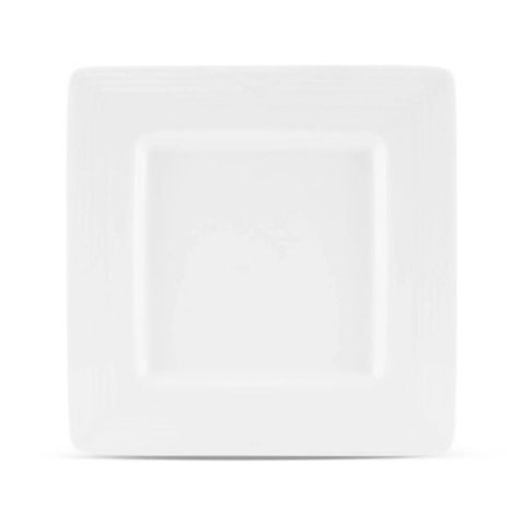  Đĩa vuông cỡ vừa cạnh dài 20,2cm sứ trắng | Noritake Arctic White 4000L - 91503 