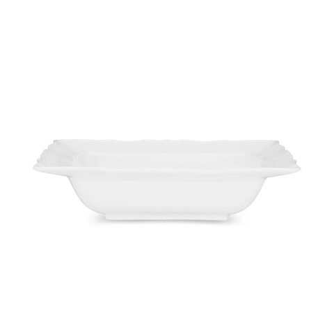  Đĩa vuông sâu lòng 20,1cm dung tích 510ml sứ trắng cao cấp | Noritake Cher Blanc 1655L - 94848 