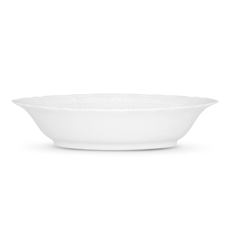 Bát canh (tô canh) Oval dài 25,3cm dung tích 830ml sứ trắng cao cấp | Noritake Cher Blanc 1655L - 94838