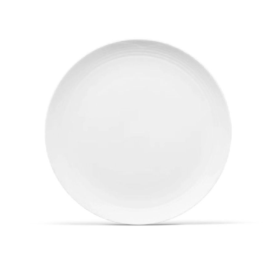 Đĩa tròn coupe cỡ vừa đường kính 24cm sứ trắng | Noritake Arctic White 4000L - 91522