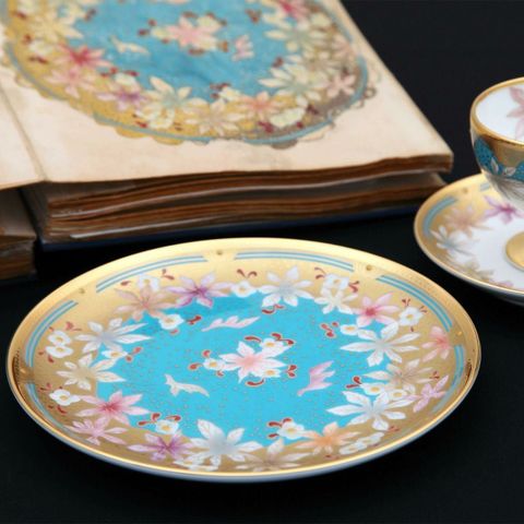  Đĩa tròn cỡ nhỏ đường kính 18cm sứ xương Nhật Bản | Noritake Wabana 4662-2J - T50115 