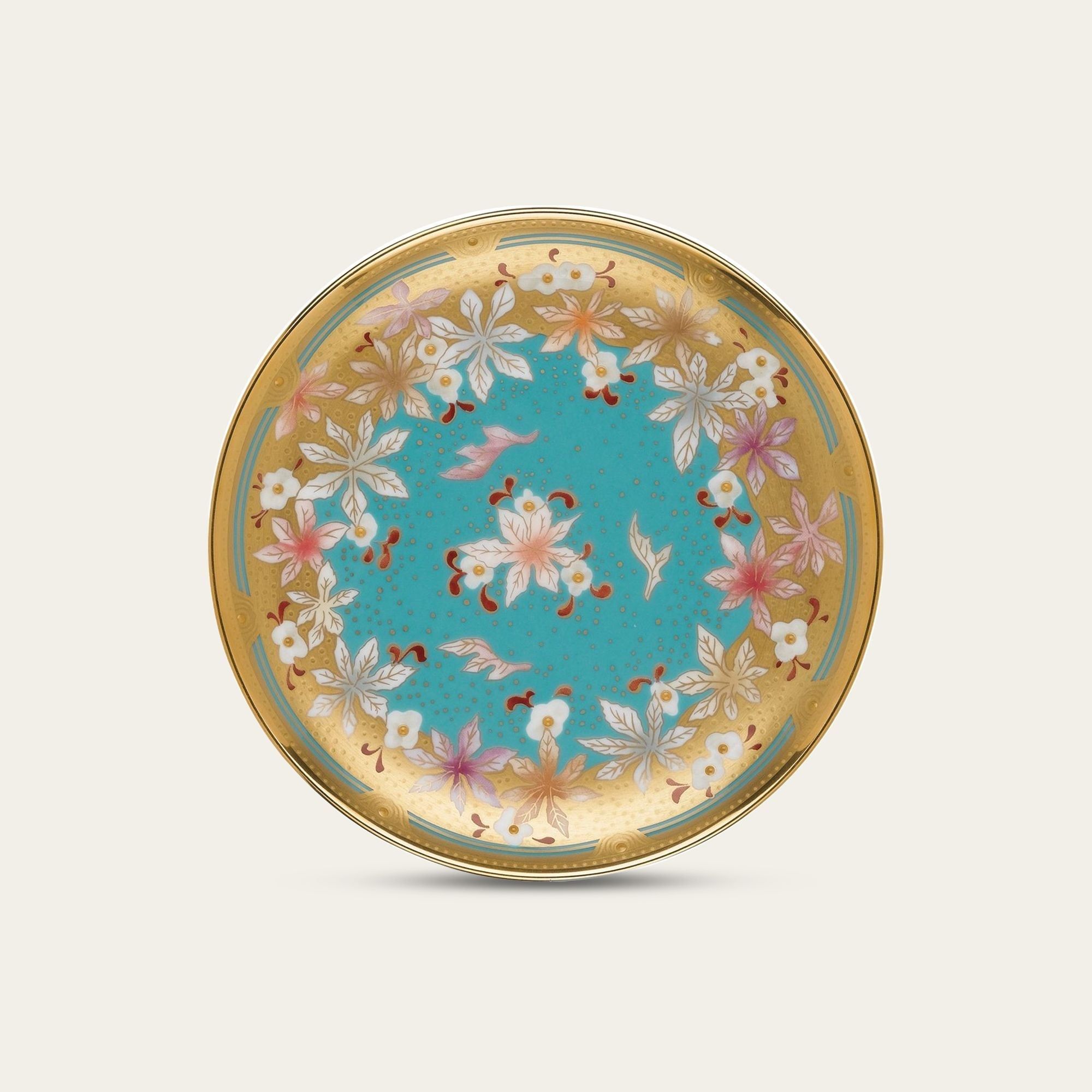 Đĩa tròn cỡ nhỏ đường kính 18cm sứ xương Nhật Bản | Noritake Wabana 4662-2J - T50115