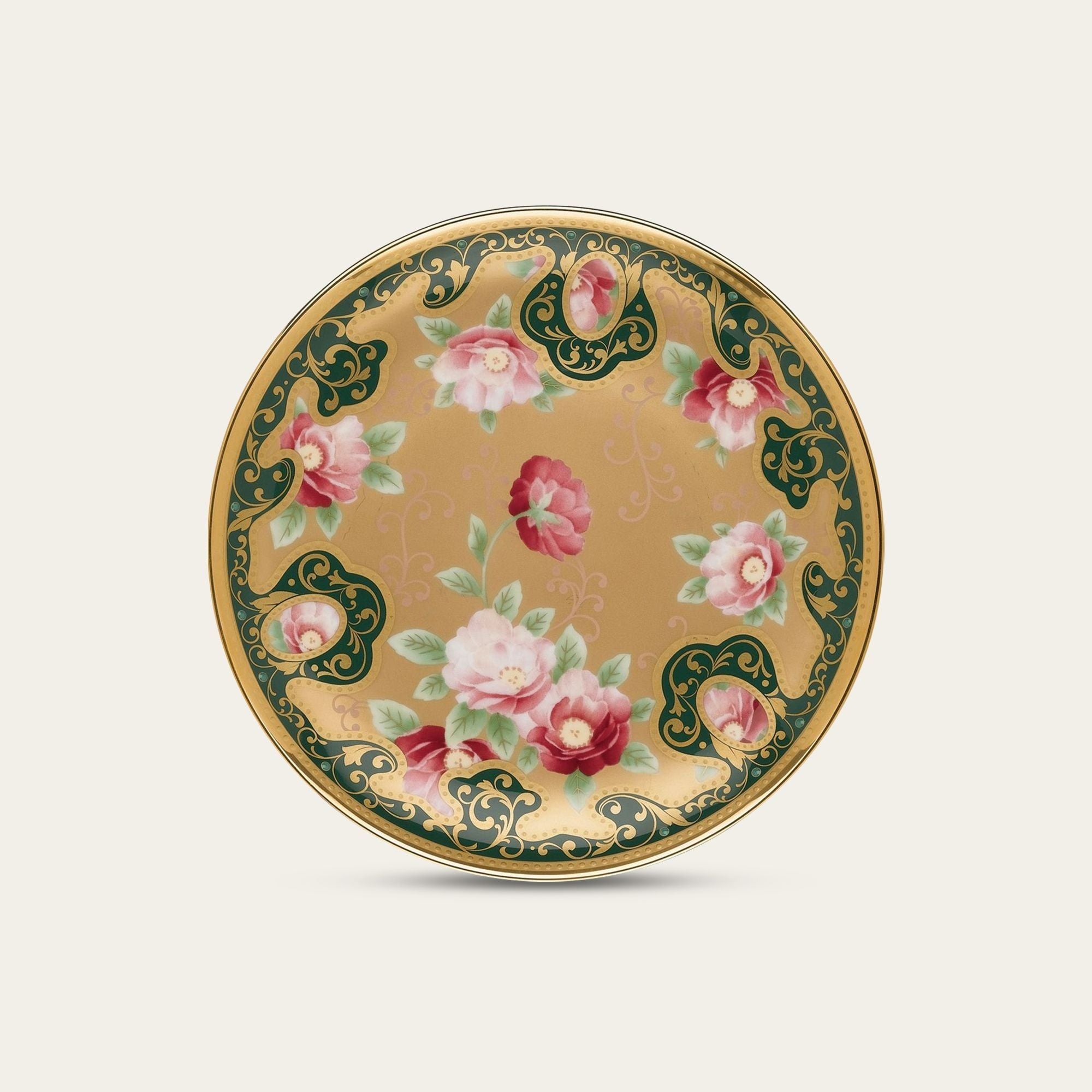 Đĩa tròn cỡ nhỏ đường kính 18cm sứ xương Nhật Bản | Noritake Wabana 4662-4J - T50115