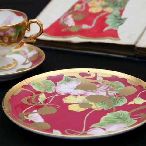  Đĩa tròn cỡ nhỏ đường kính 18cm sứ xương Nhật Bản | Noritake Wabana 4662-5J - T50115 