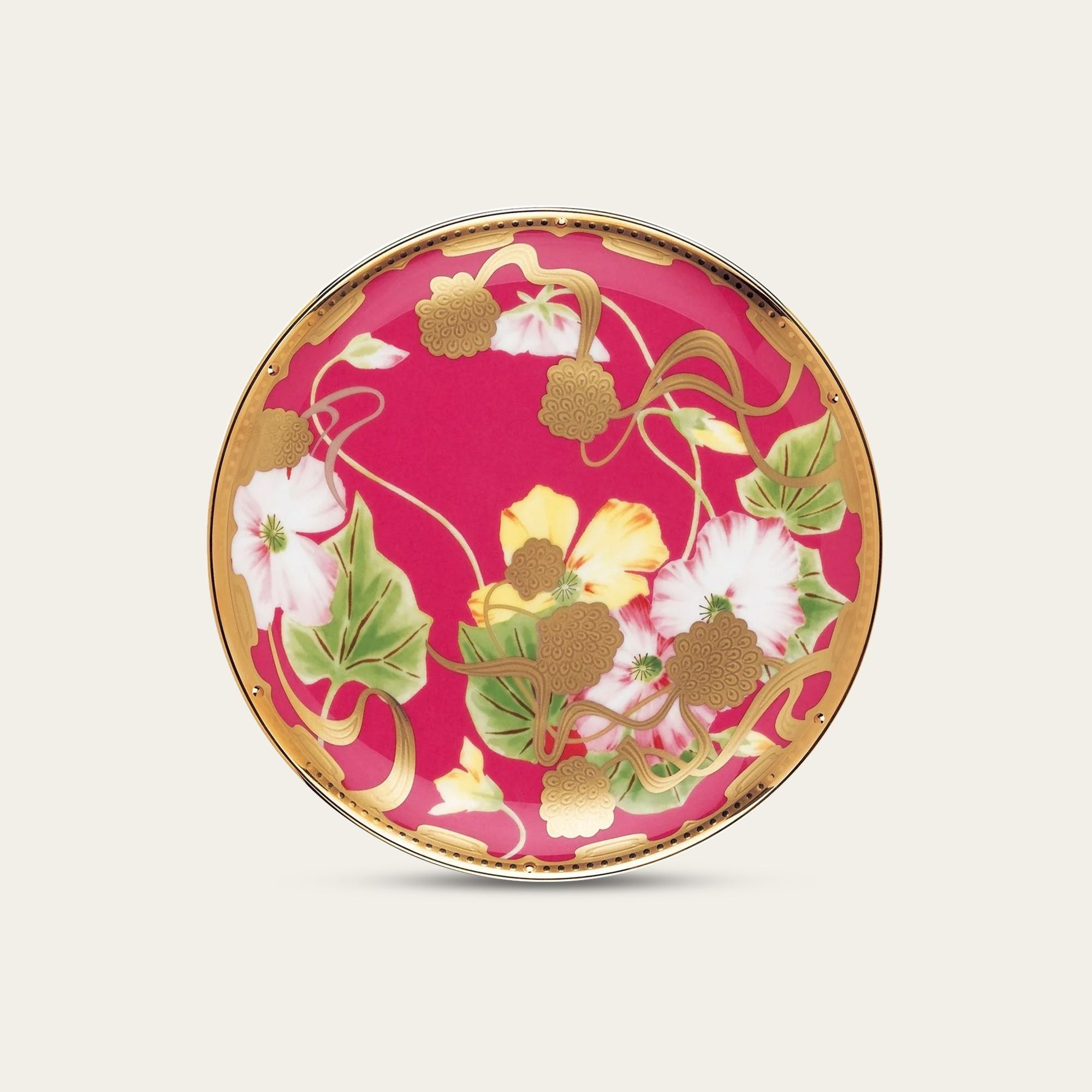 Đĩa tròn cỡ nhỏ đường kính 18cm sứ xương Nhật Bản | Noritake Wabana 4662-5J - T50115