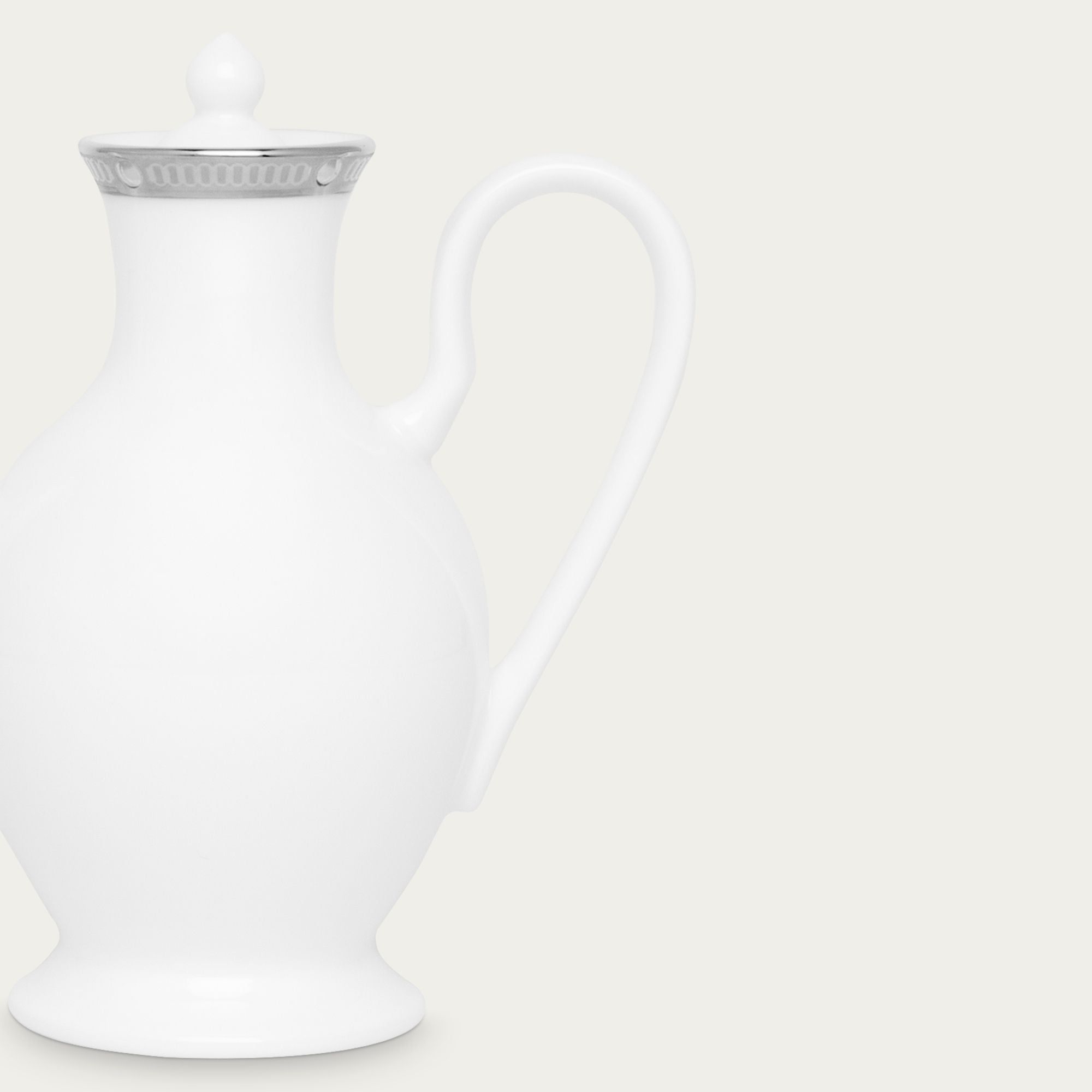 Bình đựng nước chấm dung tích 105ml sứ xương | Noritake Rochelle Platinum 4795L - 50121A