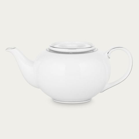  Ấm trà (bình trà) Châu Á dung tích 950ml sứ xương | Noritake Rochelle Platinum 4795L - 50129A 