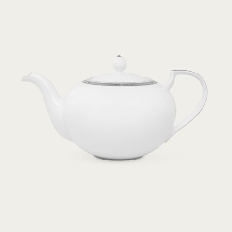  Ấm trà (bình trà) dung tích 1.150ml sứ xương | Noritake Rochelle Platinum 4795L - 59533A 