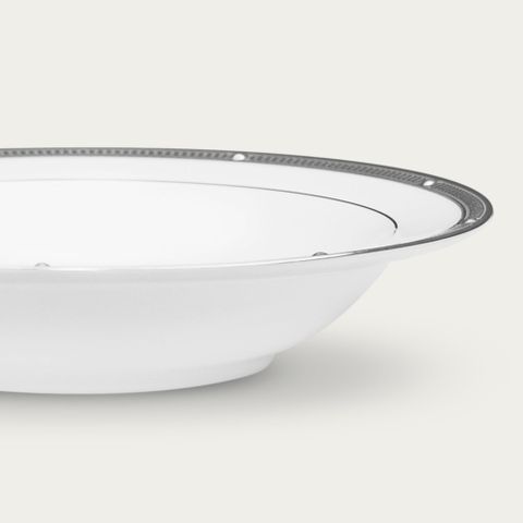  Đĩa sâu lòng 21,4cm dung tích 300ml sứ xương | Noritake Rochelle Platinum 4795L - 97207 