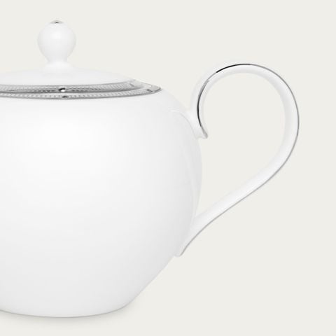  Ấm trà (bình trà) nhỏ dung tích 650ml sứ xương | Noritake Rochelle Platinum 4795L - 97284 