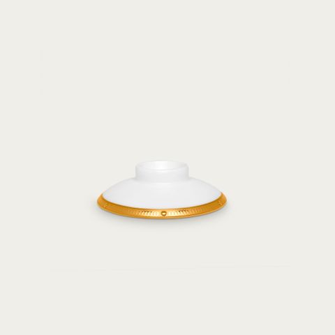  Nắp đậy chén trà (tách trà) Châu Á (không quai cầm) 160ml sứ xương | Noritake Rochelle Gold 4796L - 50157CA 
