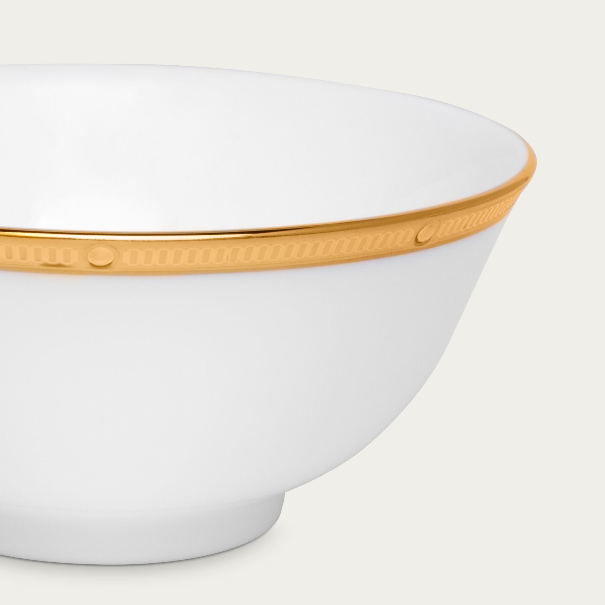 Bát cơm (chén cơm) 11,6cm dung tích 280ml sứ xương | Noritake Rochelle Gold 4796L - 50182A