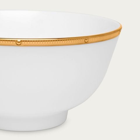  Bát mỳ (tô mỳ) đường kính 16,1cm dung tích 880ml sứ xương | Noritake Rochelle Gold 4796L - 50192A 