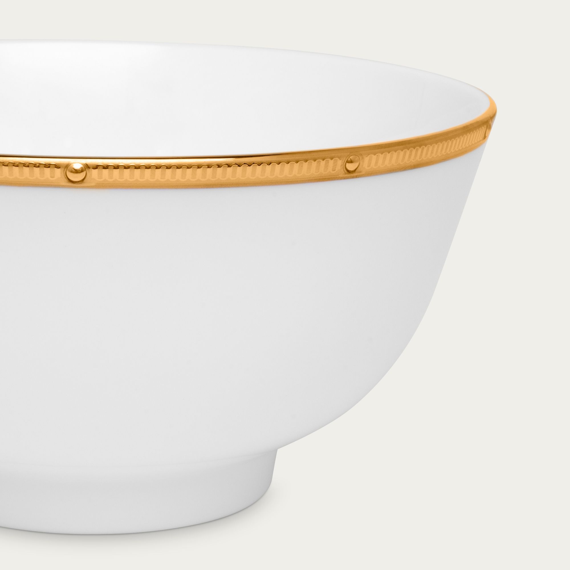 Bát mỳ (tô mỳ) đường kính 16,1cm dung tích 880ml sứ xương | Noritake Rochelle Gold 4796L - 50192A