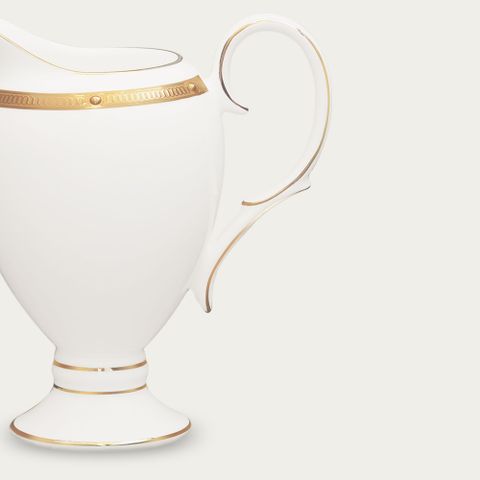  Bình (hũ) đựng sữa dung tích 240ml sứ xương | Noritake Rochelle Gold 4796L - 50728A 