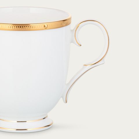 Cốc (ly) uống nước, cà phê dung tích 320ml sứ xương | Noritake Rochelle Gold 4796L - T50755A 